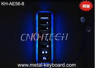 8 Keys Vandal Resistant Backlit Rugged Keypad In Customization Design