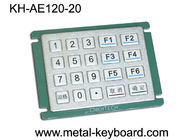 IP65 โลหะกันน้ำที่ได้รับการจำแนกโลหะดิจิตอลในปุ่ม 5x4 Matrix 20 Keys