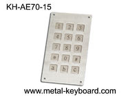 Kiosk Metal Numeric Keypad พร้อมปุ่มลัด 15 ปุ่มสำหรับสภาพอากาศสาธารณะ - พิสูจน์ได้