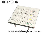 16 คีย์ 4X4 Matrix Metal Keypad เลเซอร์แกะสลักอักขระสำหรับระบบควบคุมการเข้าออก