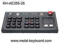 ปุ่มพลาสติก IP54 แผงโลหะ Ruggedized Keyboard