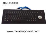 แผงเมาท์ PS / 2 PC Metal Keyboard พร้อม Laser Trackball