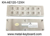 FCC Stainless Steel 12 Keys ปุ่มกดโลหะแบบกำหนดเองในเอาต์พุตเมทริกซ์