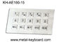 Anti Vandal Industrial Metal Keyboard , vandal proof keyboard 15 Super Size Keys