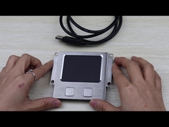 แผงสัมผัสสแตนเลสสตีลสำหรับติดตั้งบนแผงควบคุมอุตสาหกรรมระดับ IP65