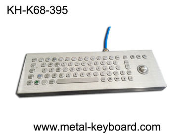 คีย์บอร์ด 70 คีย์บอร์ดโลหะอุตสาหกรรมที่มี trackball ขนาด 25 มม
