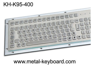 FCC 95 แป้นพิมพ์อุตสาหกรรมแบบติดตั้งบนแผงควบคุมพร้อมเค้าโครง PC มาตรฐานของ Trackball