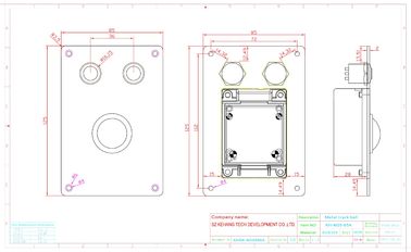 USB or PS2 Industrial Trackball Mouse with Laser Encoders Tracking Method